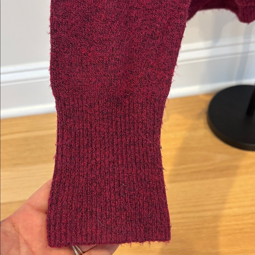 Vince Camuto Burgundy Crewneck Sweater - Picture 4 of 6